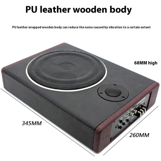 High-power 12V8-inch Car Audio Modified Ultra-Thin Subwoofer